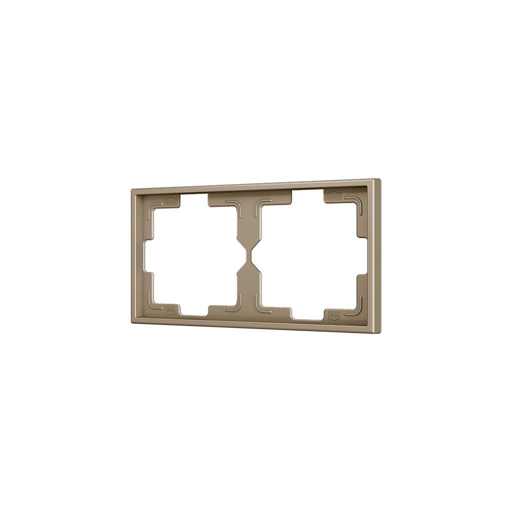 Zennio ZS70 - Plaque de recouvrement 2M (Champagne)