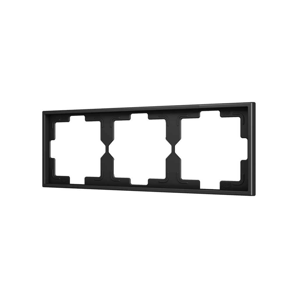Zennio ZS70 - Afdekraam 3M (Antraciet)