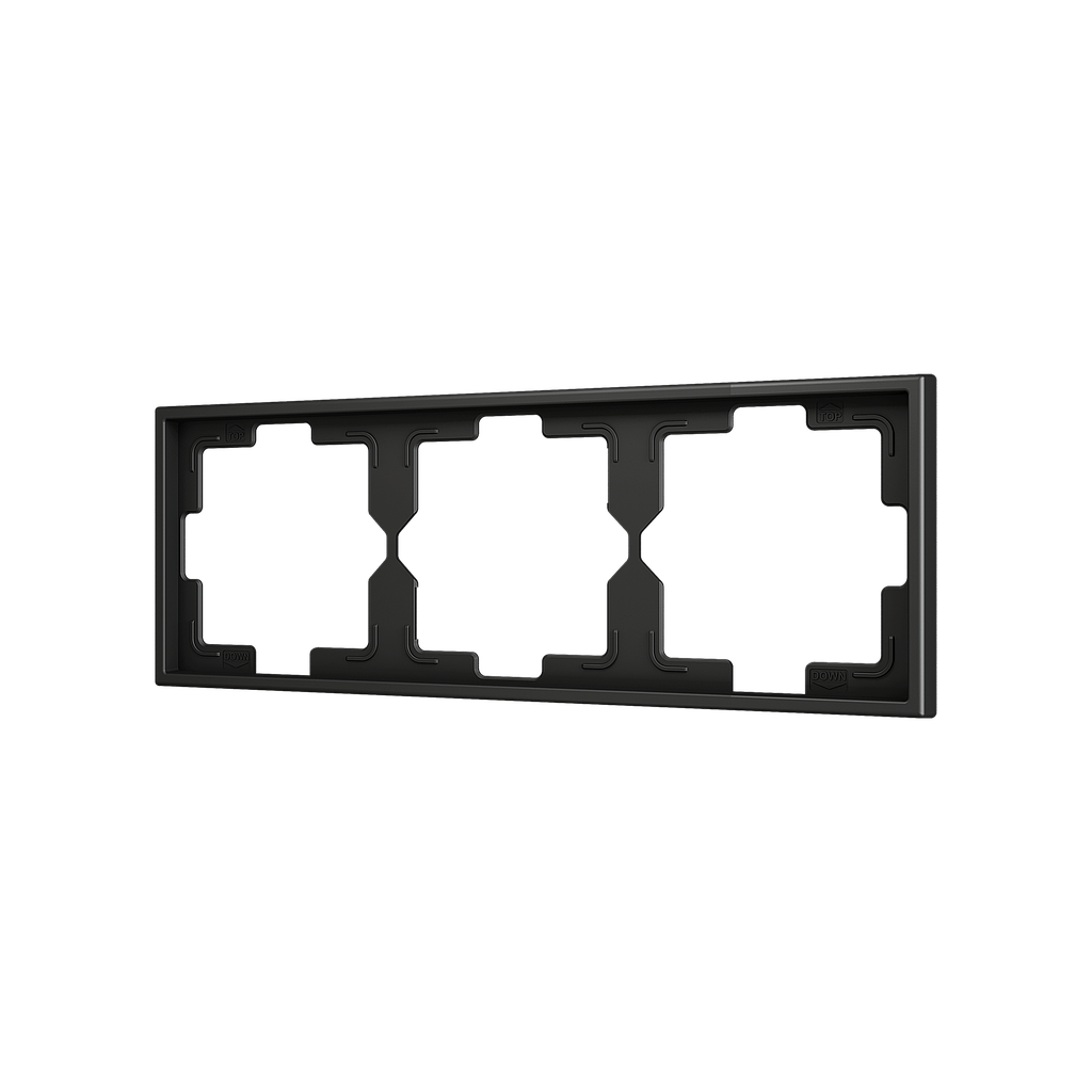 Zennio ZS70 - Afdekraam 3M (Antraciet)