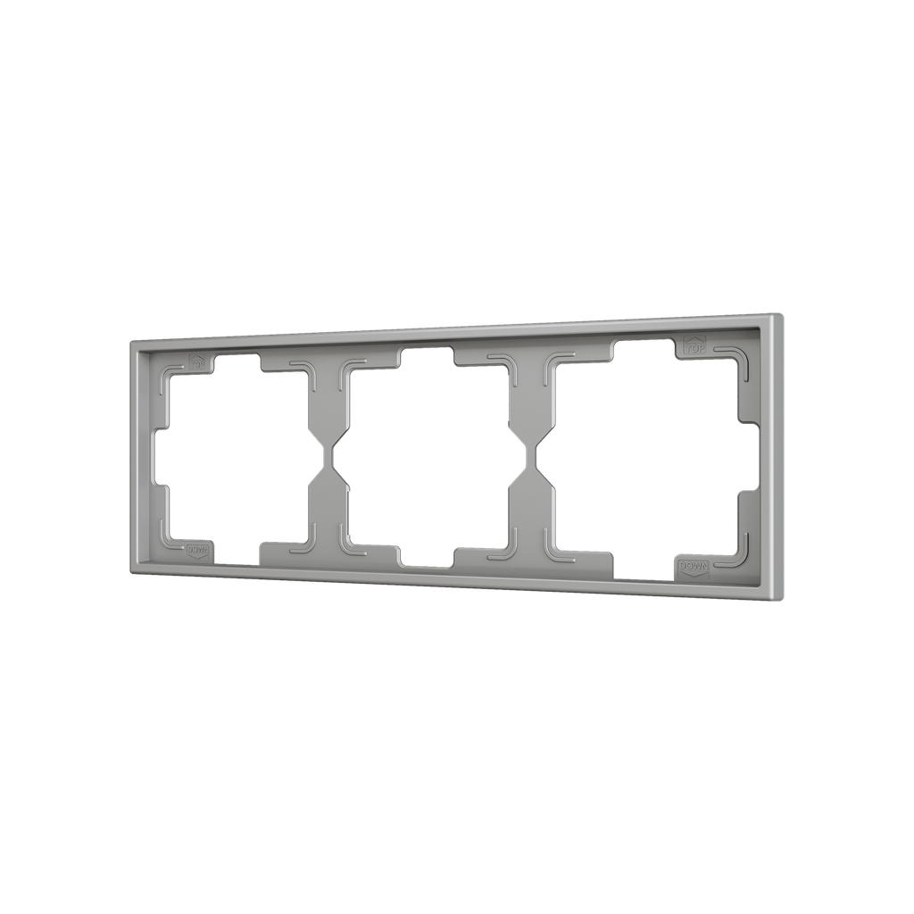 Zennio ZS70 - Cadre 3M (Argent)