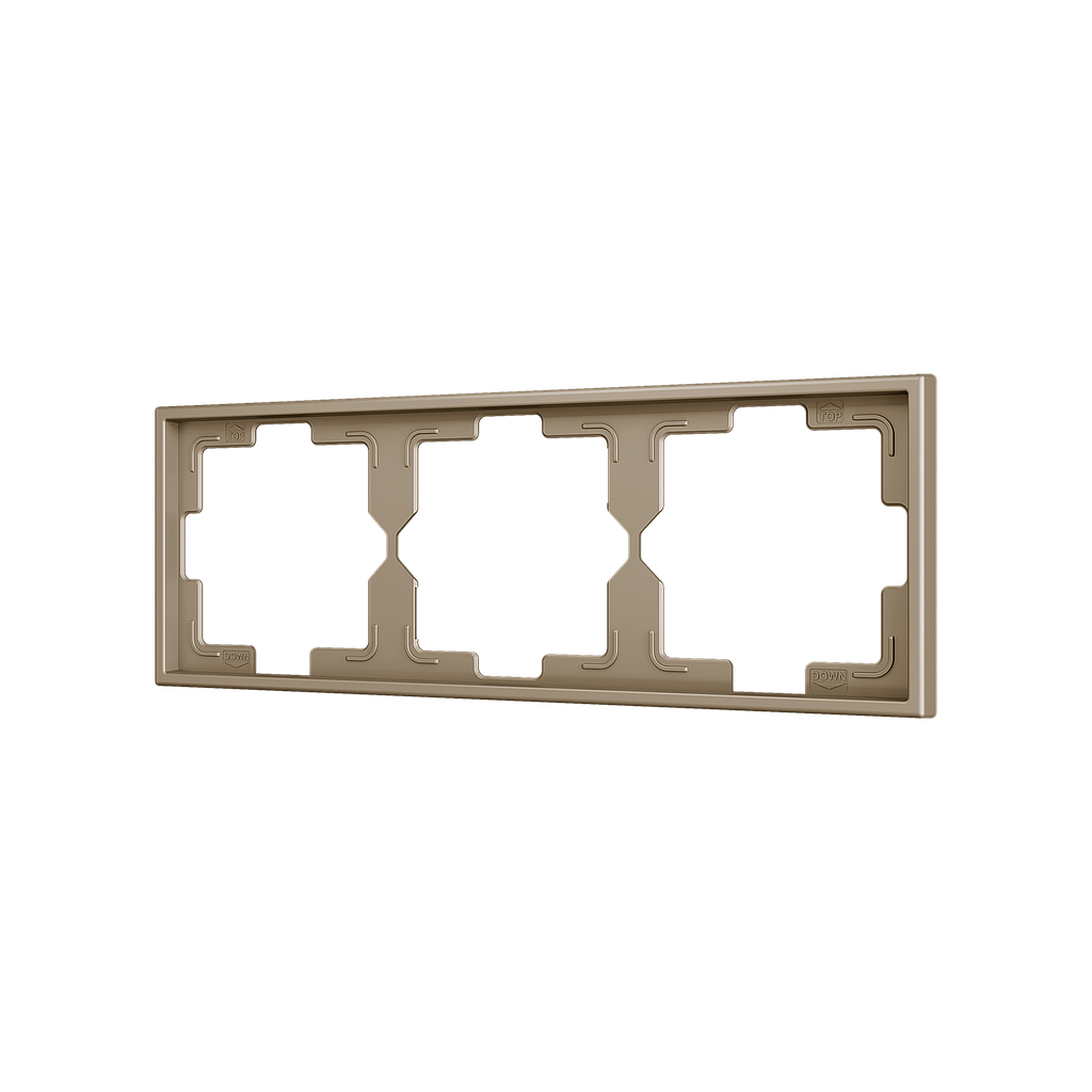 Zennio ZS70 - Plaque de recouvrement 3M (Champagne)