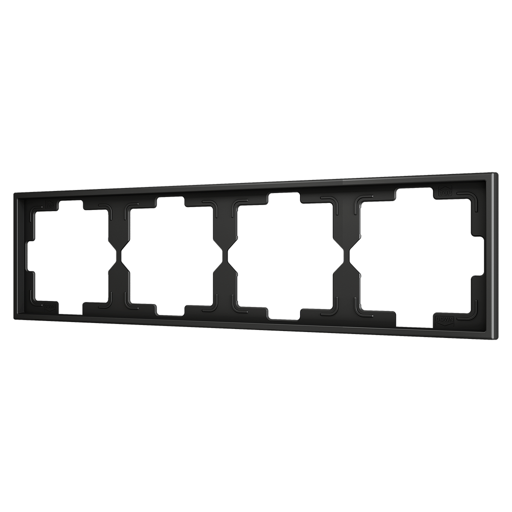 Zennio ZS70 - Afdekraam 4M (Antraciet)