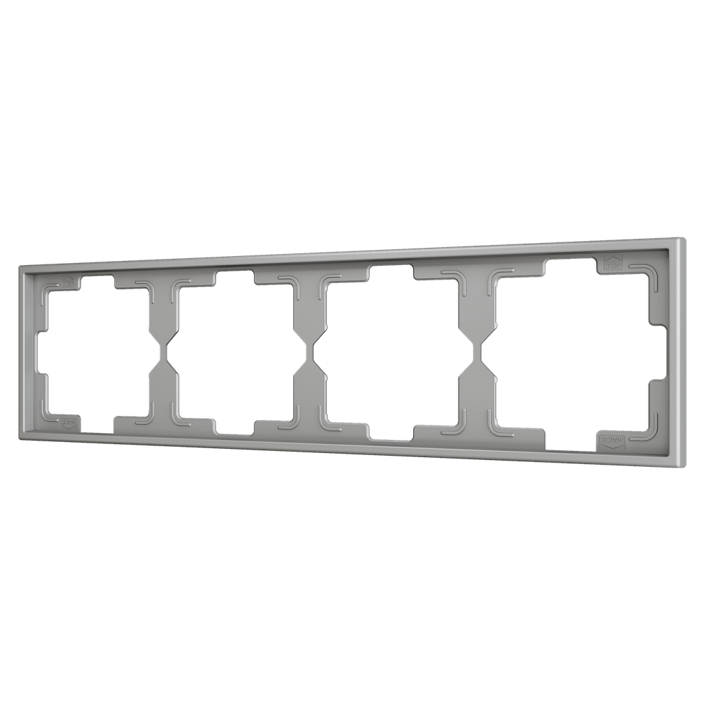 Zennio ZS70 - Cadre 4M (Argent)