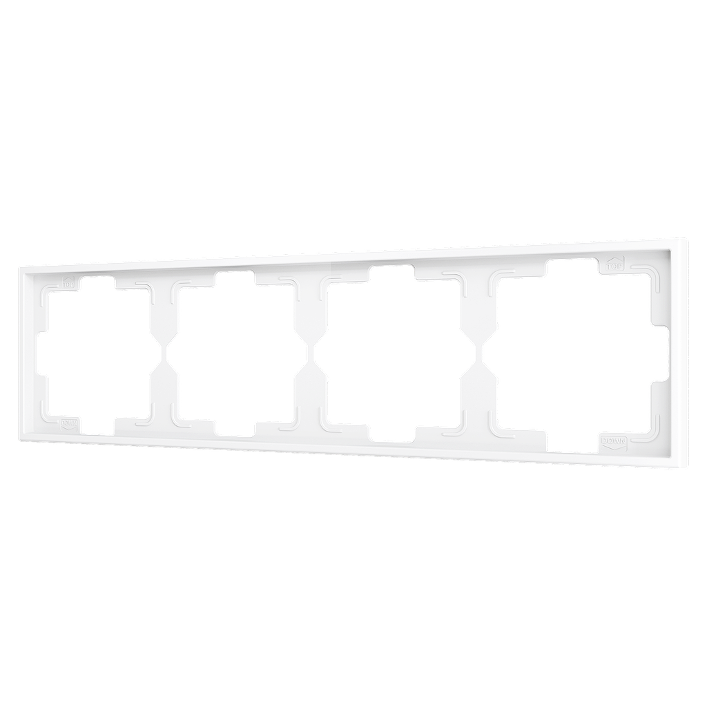 Zennio ZS70 - Plaque de recouvrement 4M (Blanc mat)