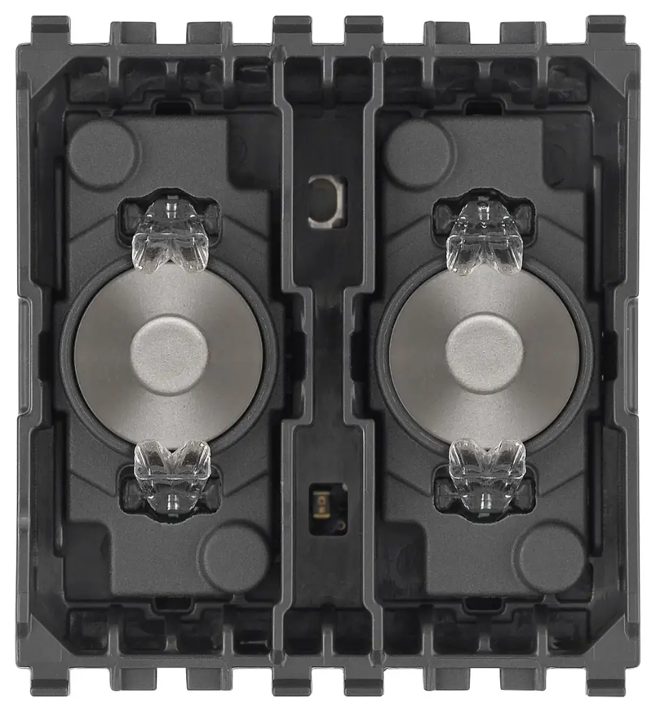 Vimar Eikon Exé Vintage - KNX Schakelaar 2M (Nikkel)