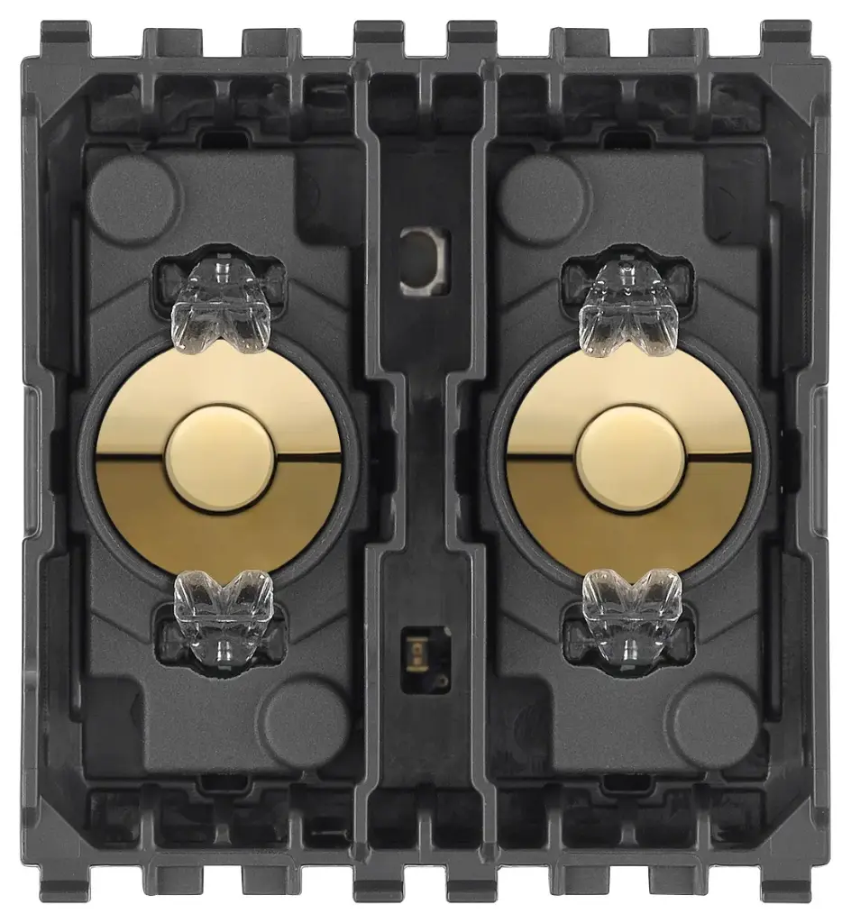 Vimar Eikon Exé Vintage - KNX Schakelaar 2M (Goud)