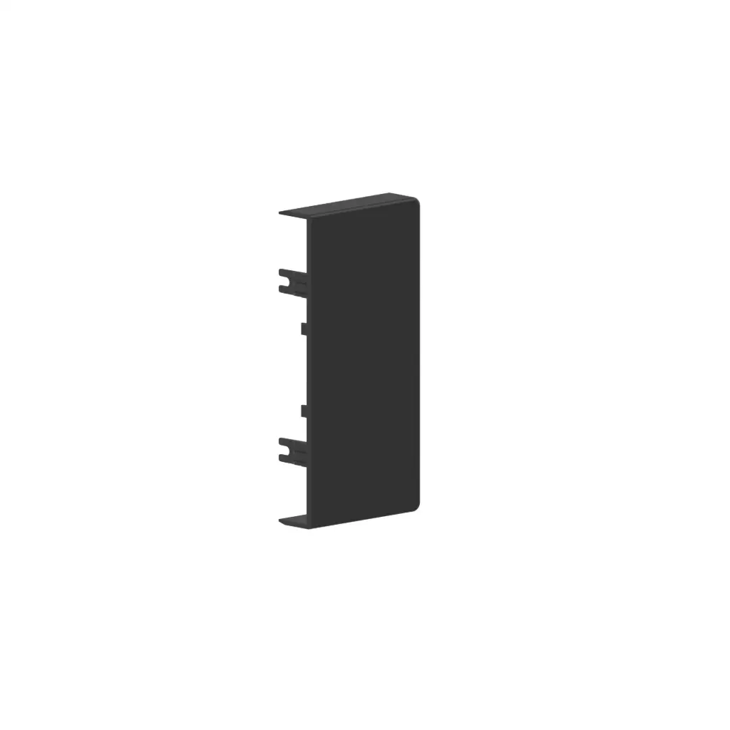 GGK BR - 60x130/80, Eindstuk (RAL 9005 - Zwart)