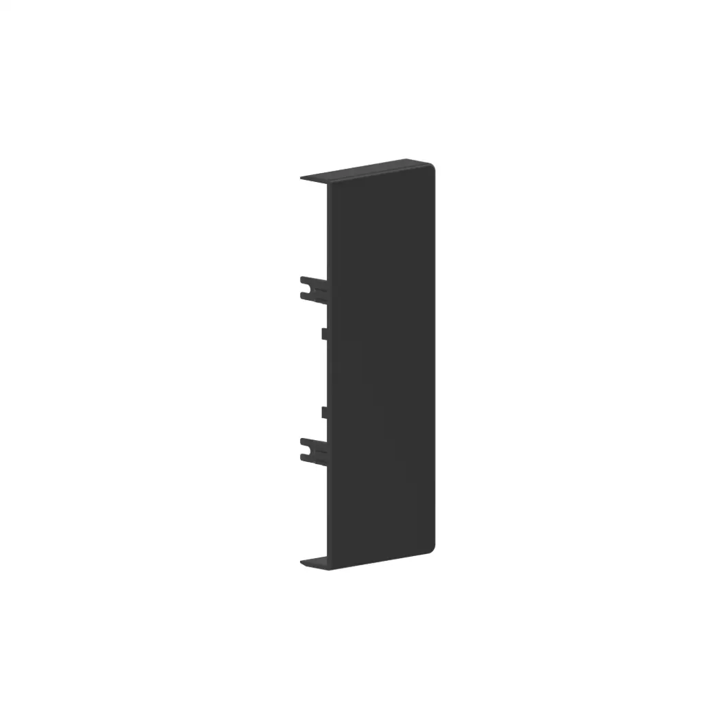 GGK BR - 60x170/80, Eindstuk (RAL 9005 - Zwart)