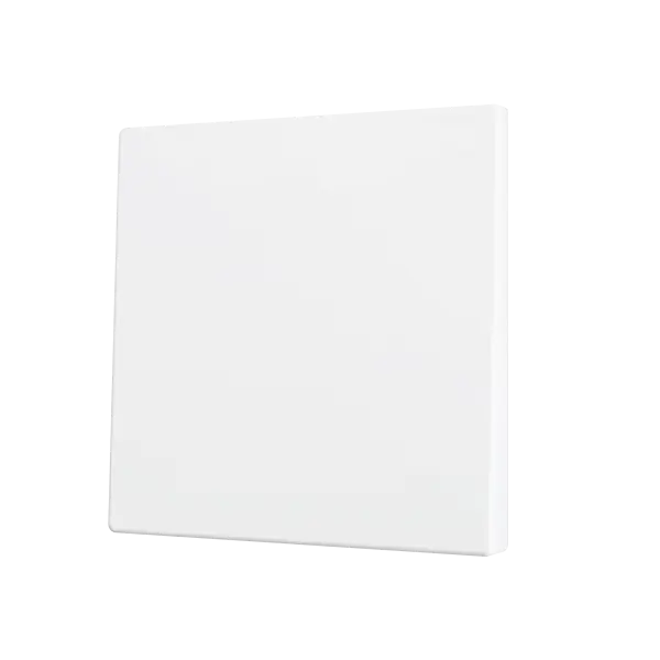 Zennio ZS55 - Touche simple (appui en bas) pour bouton poussoir KNX Soft (Blanc mat)