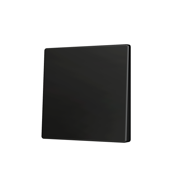 Zennio ZS55 - Touche simple (appui bas/haut) pour bouton poussoir KNX Soft (Anthracite)