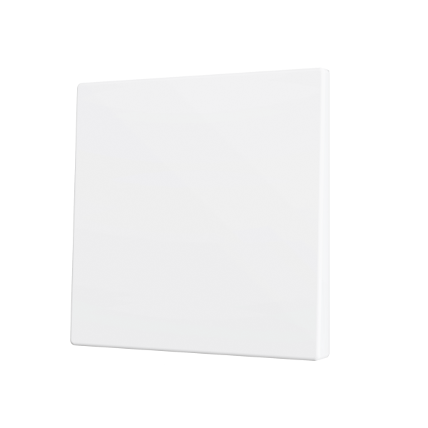 Zennio ZS70 - Enkelvoudige toets (neerwaarts) voor KNX Soft drukknop (Mat wit)