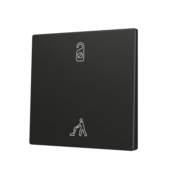 Zennio ZS70 - Enkelvoudige toets (op/neer) voor KNX Soft drukknop - Custom (Antraciet) - Vanaf 100 stuks