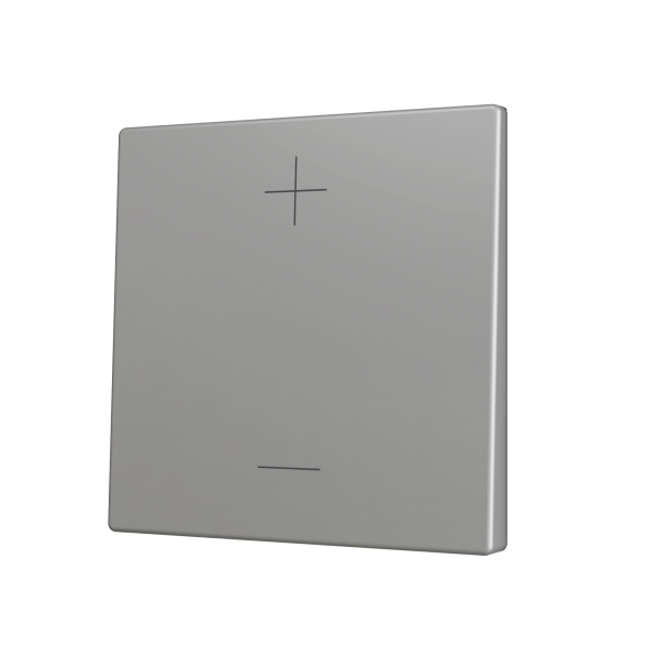 Zennio ZS70 - Enkelvoudige toets (op/neer) voor KNX Soft drukknop - Custom  (Zilver) - Vanaf 100 stuks