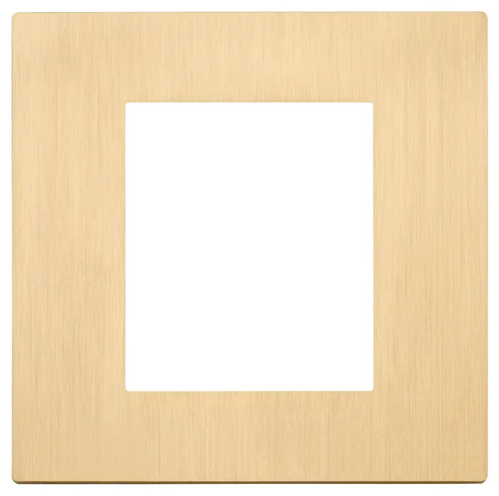Vimar Linea - Plaque de recouvrement 2M (Métal or brossé)
