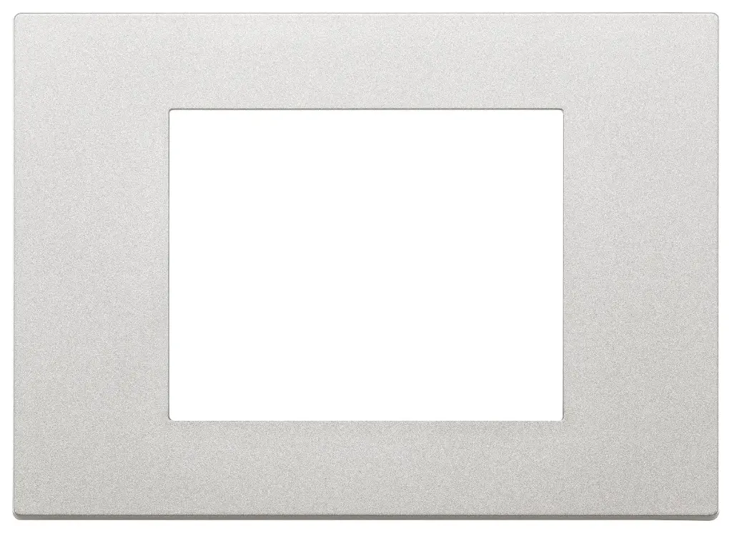 Vimar Linea - Plaque de recouvrement 3M (Techno argent)
