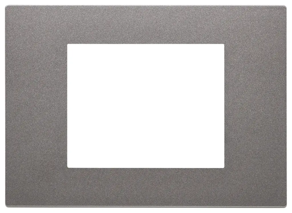 Vimar Linea - Plaque de recouvrement 3M (Techno métal)