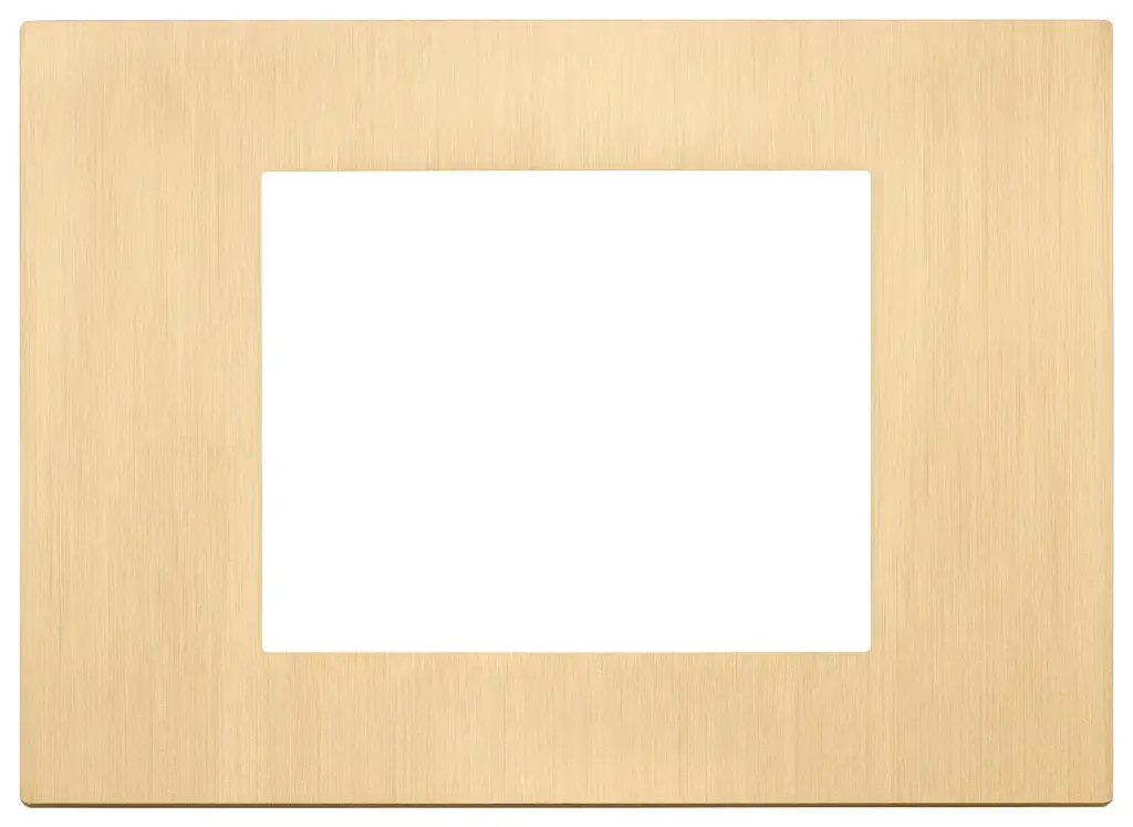 Vimar Linea - Afdekraam 3M (Metal geborsteld goud)