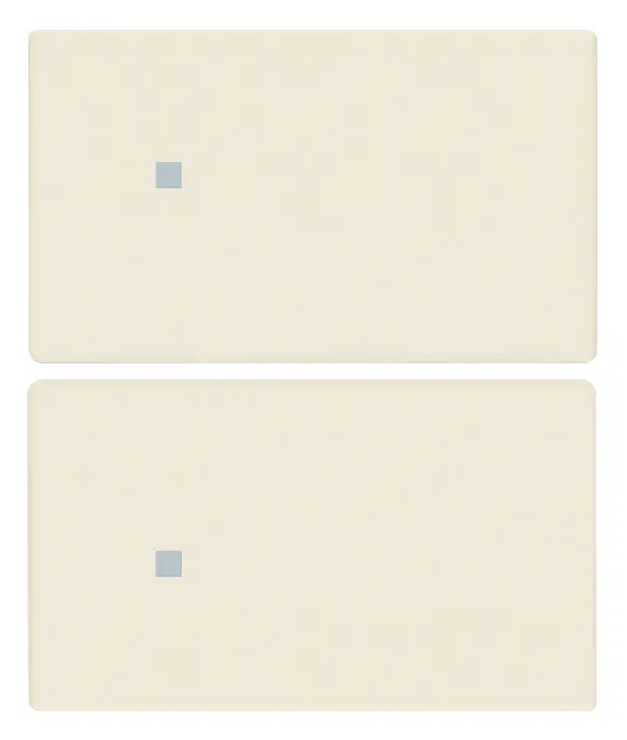 Vimar Linea - 2 halve knoppen 2M (Custom - canvas)