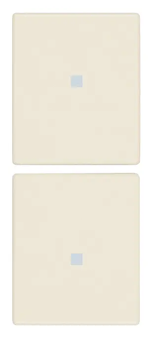 Vimar Linea - 2 halve knoppen 1M (Custom - canvas)