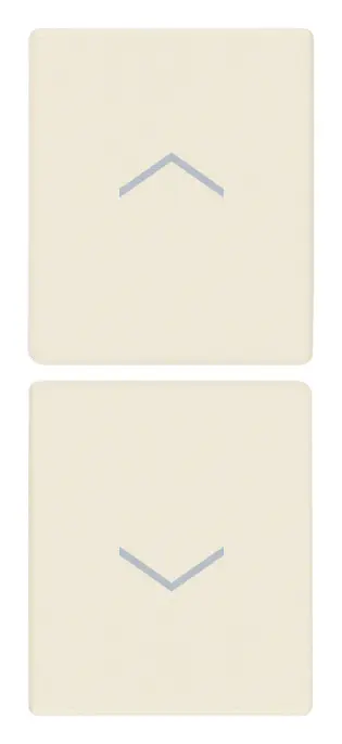 Vimar Linea - 2 demi-boutons 1M (Flèches - canvas)