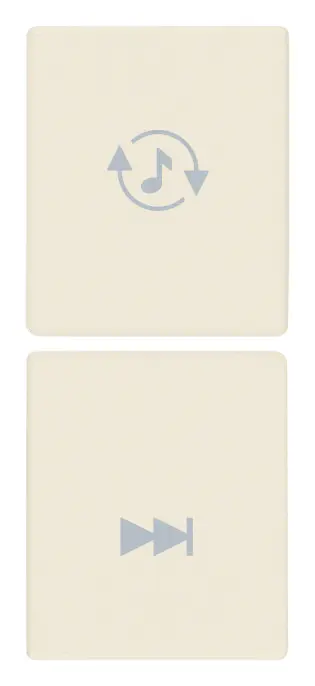 Vimar Linea - 2 demi-boutons 1M (Source/track - canvas)