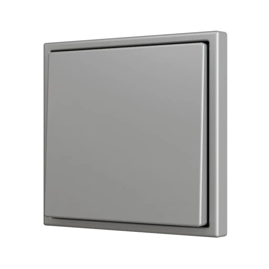 Zennio ZS70 - Soft drukknop - enkel 1-v (Zilver)