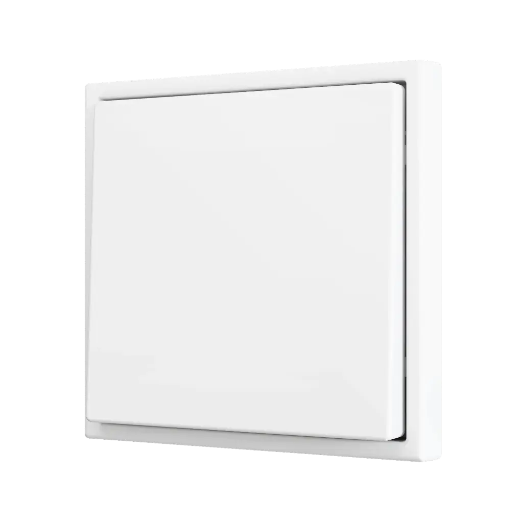 Zennio ZS70 - Bouton poussoir Soft - simple 2-v (Blanc mat)