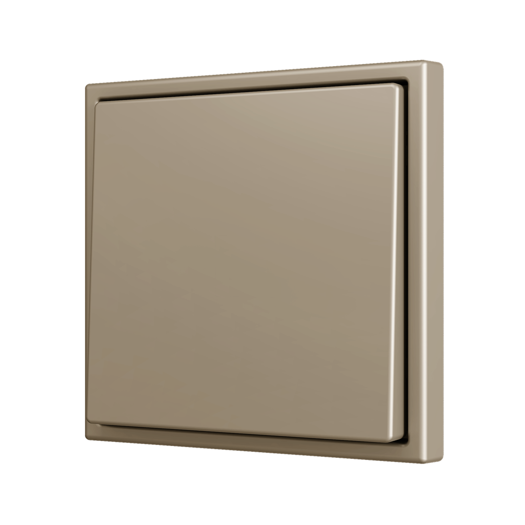 Zennio ZS70 - Bouton poussoir Soft - simple 2-v (Champagne)