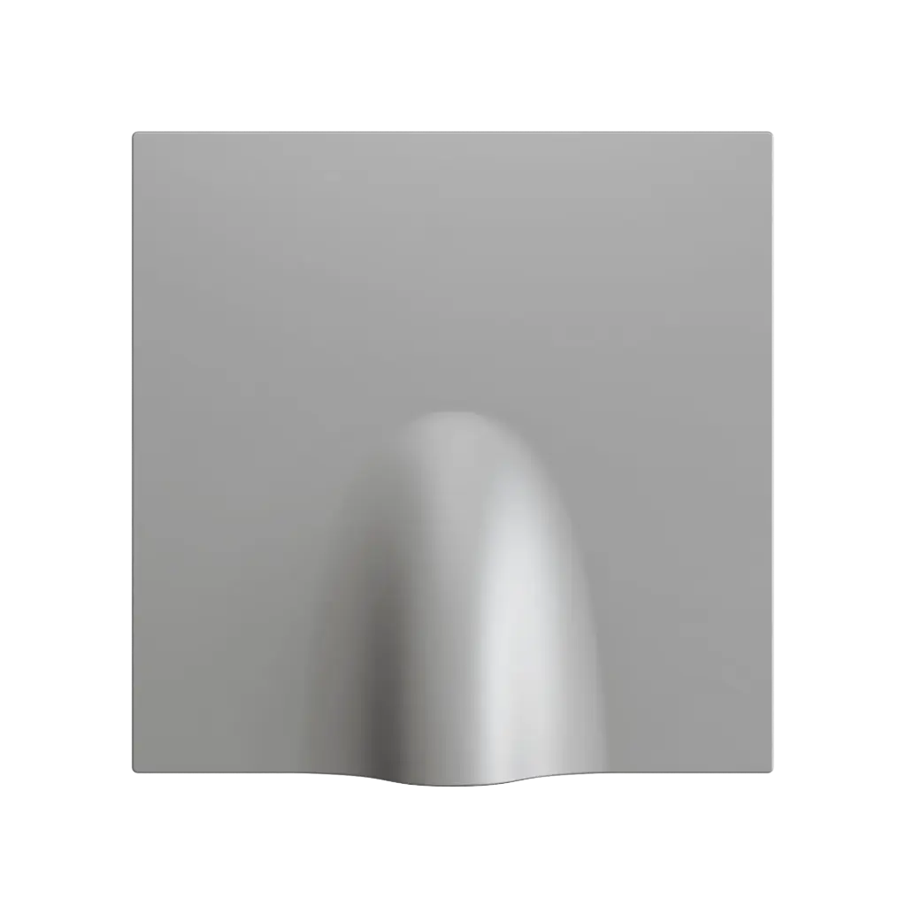 Zennio ZS70 - Afdekking voor kabeluitgang (Zilver)