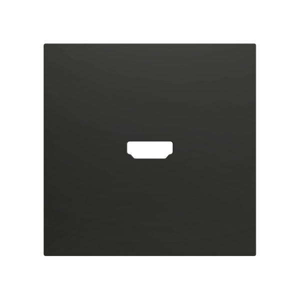 Zennio ZS70 - HDMI centraalplaat (Antraciet)