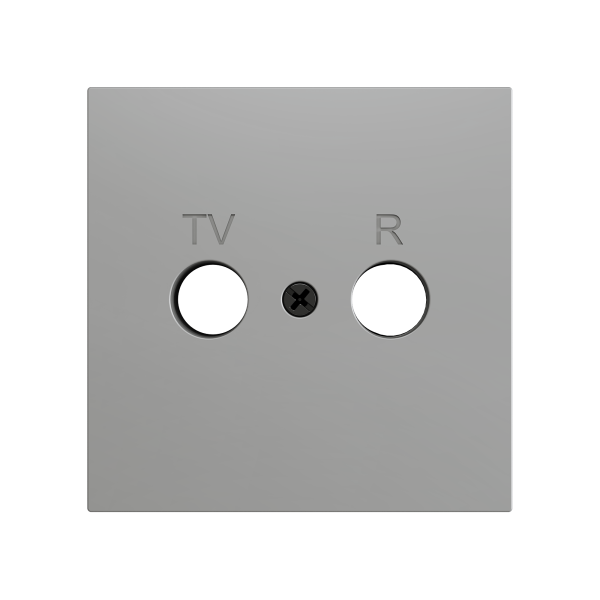 Zennio ZS70 - TV-R centraalplaat (Zilver)