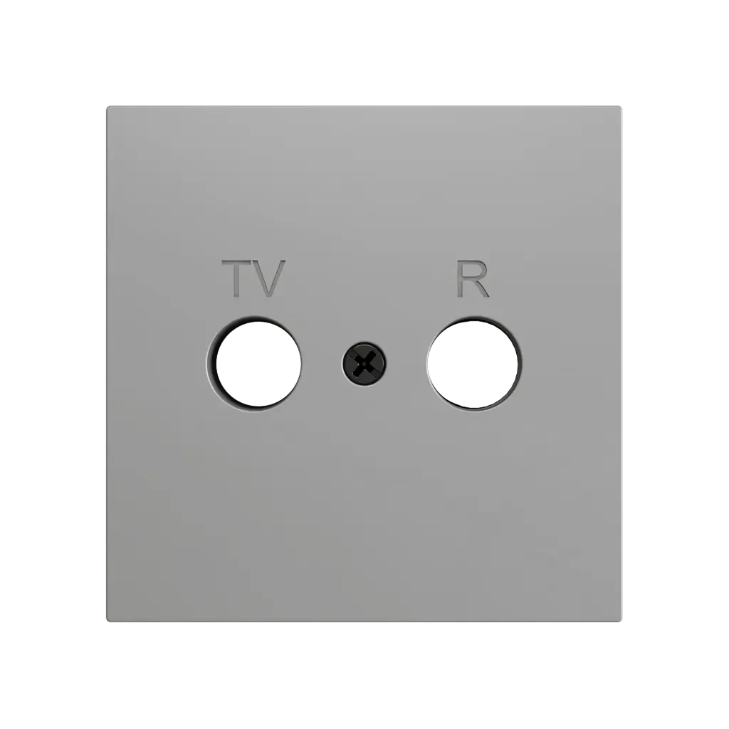 Zennio ZS70 - TV-R centraalplaat (Zilver)
