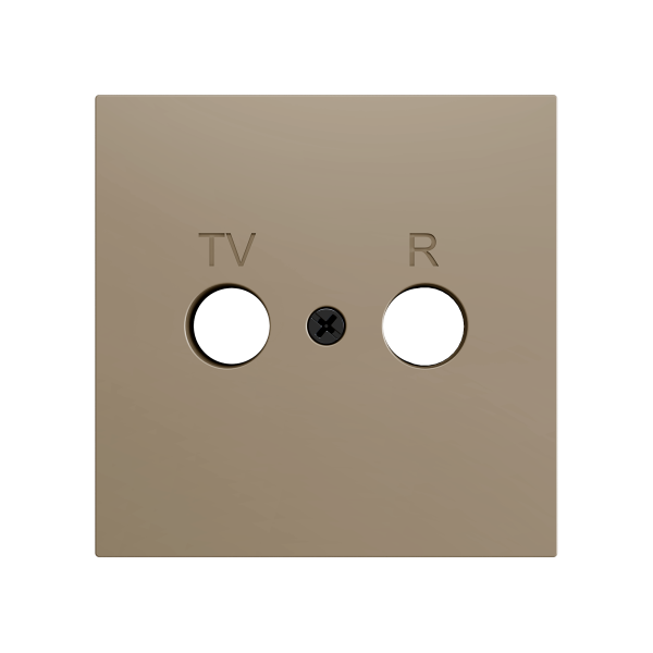 Zennio ZS70 - TV-R centraalplaat (Champagne)