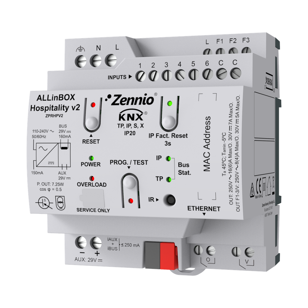 Zennio ALLinBOX Hospitality v2