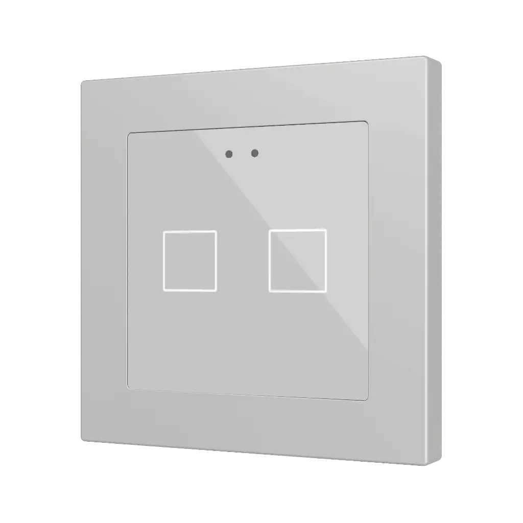 Zennio Flat RGB 55 X2 (Zilver)