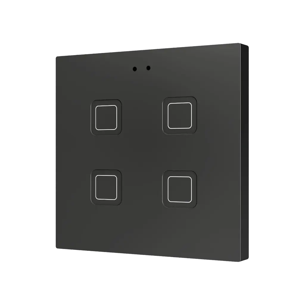 Zennio Tecla RGB 4 (Antraciet)