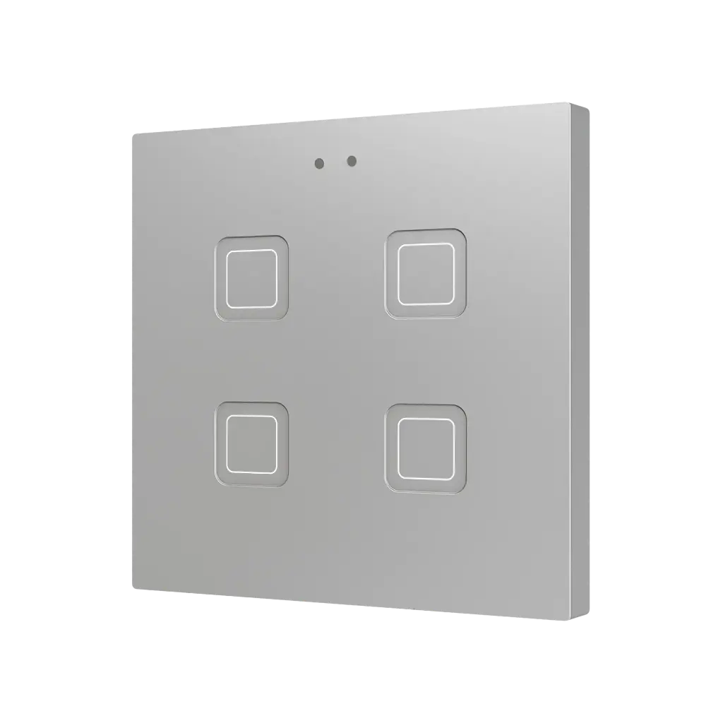 Zennio Tecla RGB 4 (Argent)