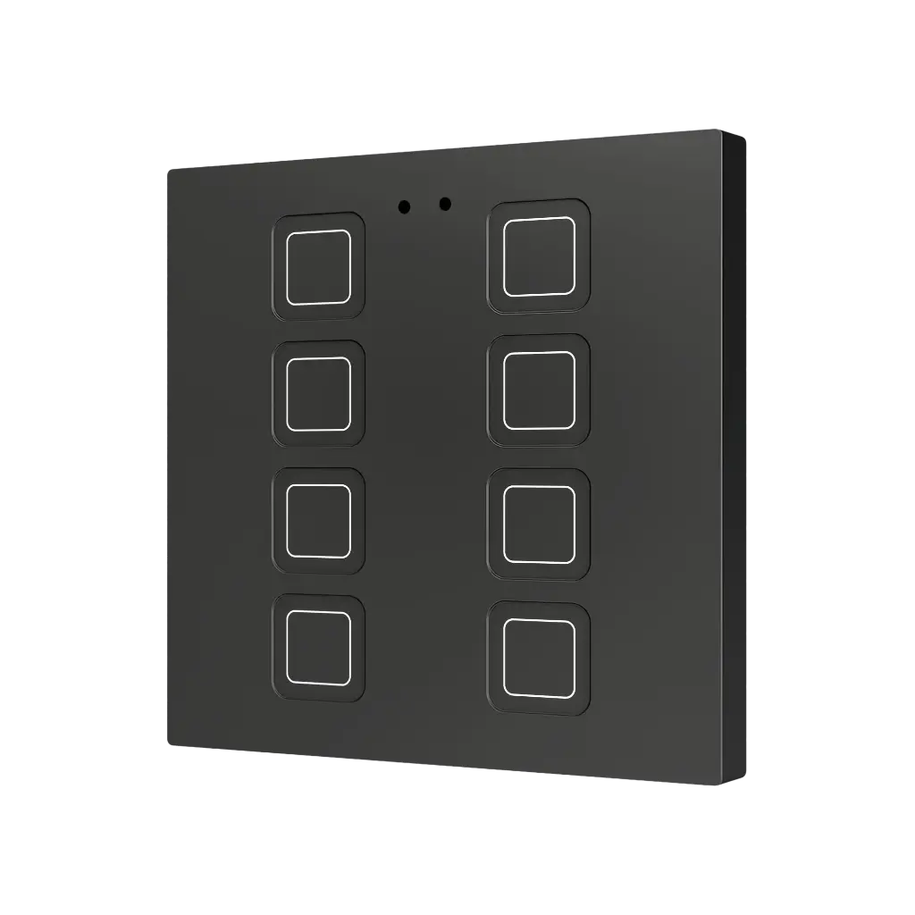 Zennio Tecla RGB 8 (Antraciet)