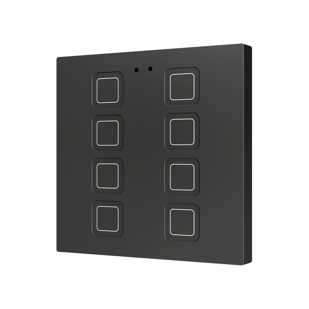 Zennio Tecla RGB 8 (Antraciet)