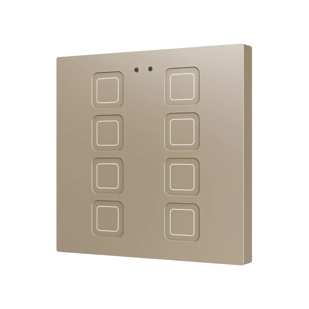 Zennio Tecla RGB 8 (Champagne)