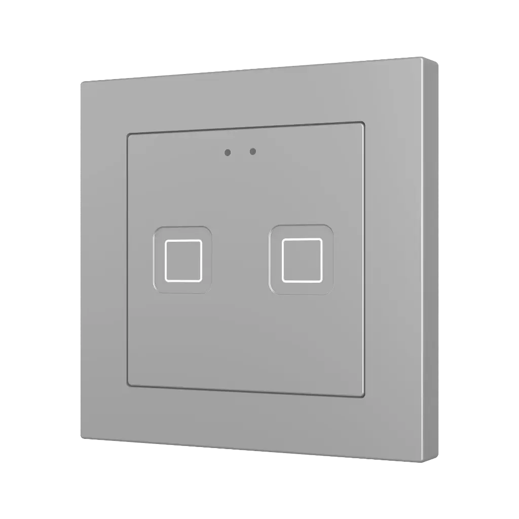 Zennio Tecla RGB 55 X2 (Zilver)