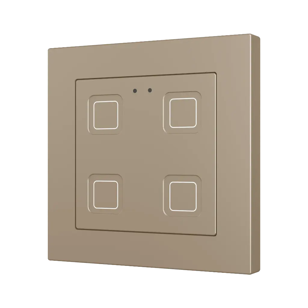 Zennio Tecla RGB 55 X4 (Champagne)