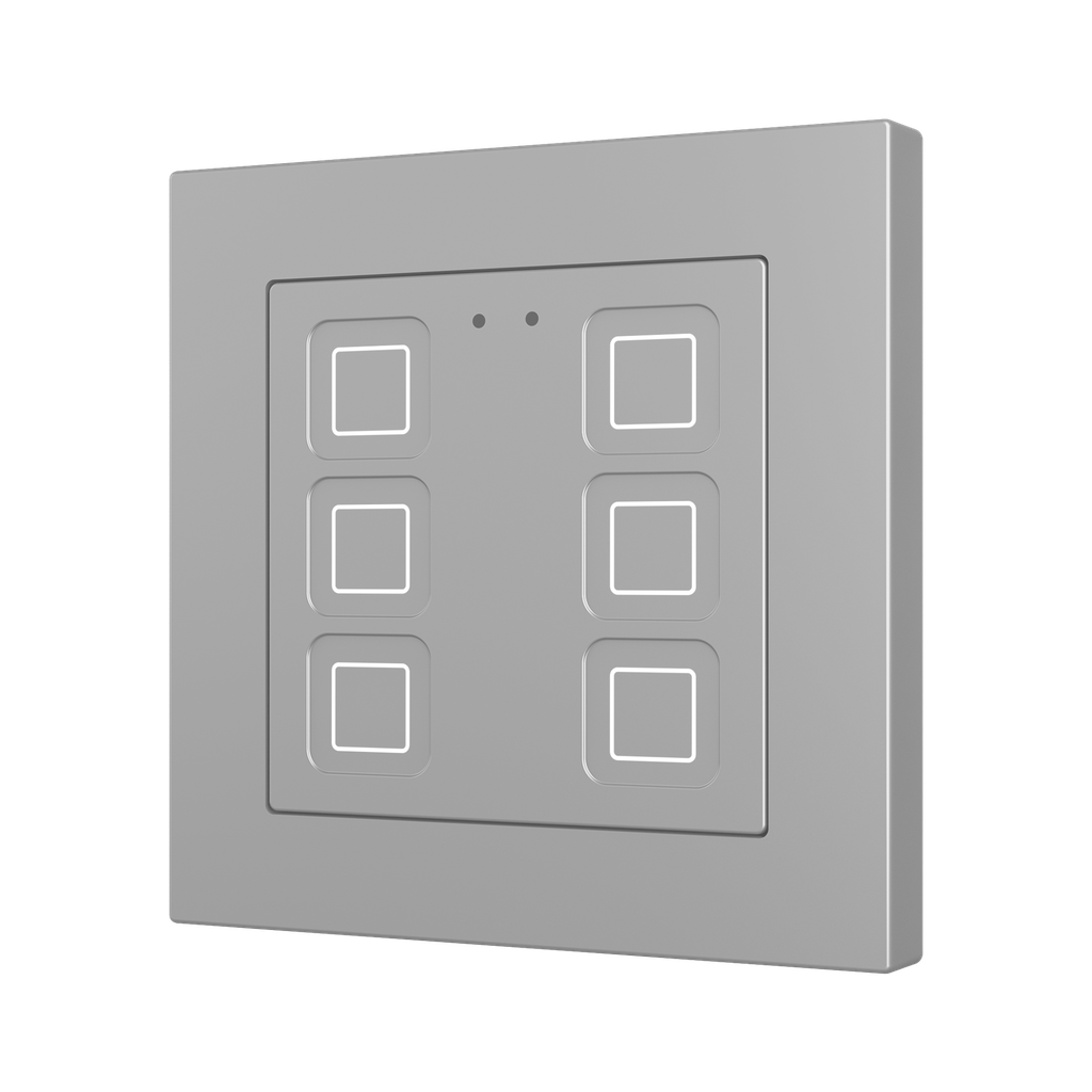 Zennio Tecla RGB 55 X6 (Zilver)