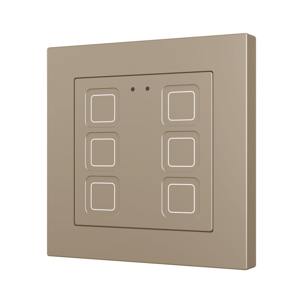 Zennio Tecla RGB 55 X6 (Champagne)