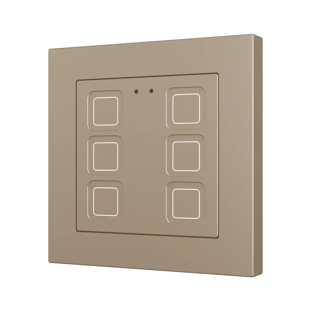 Zennio Tecla RGB 55 X6 (Champagne)