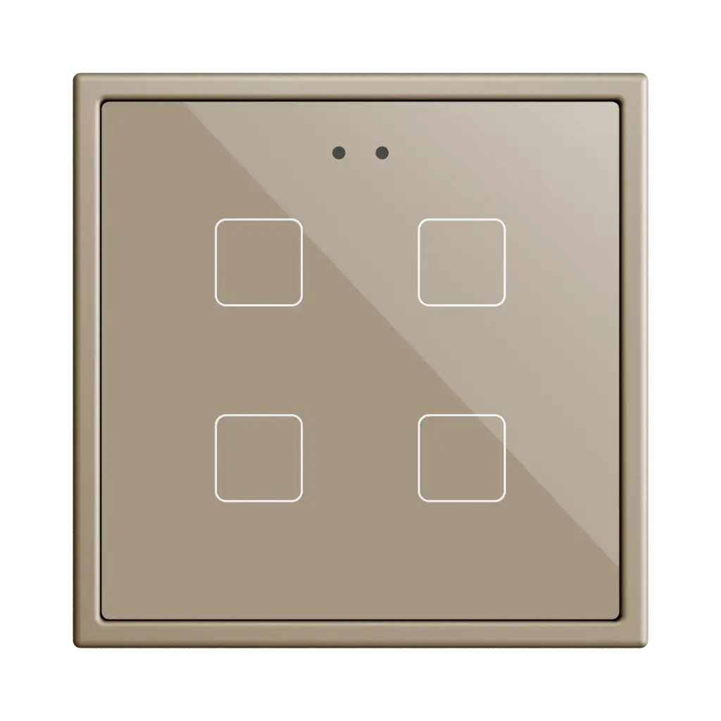 Zennio Flat RGB 70 X4 (Champagne)