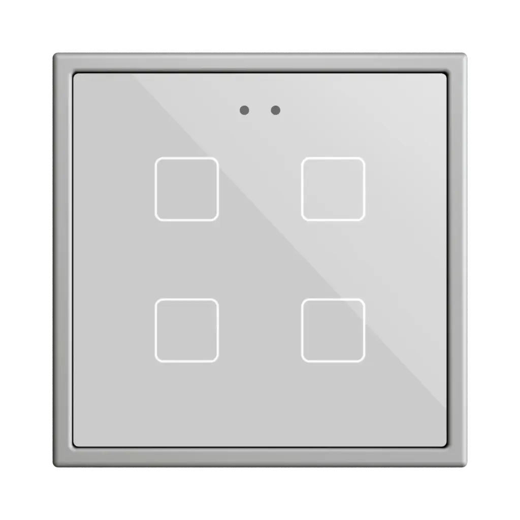 Zennio Flat RGB 70 X4 (Zilver)