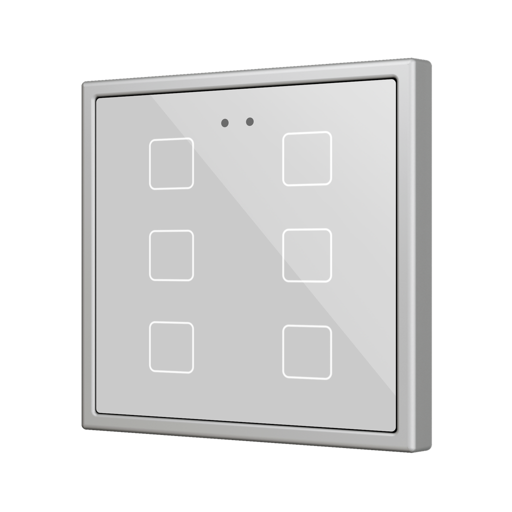 Zennio Flat RGB 70 X6 (Argent)