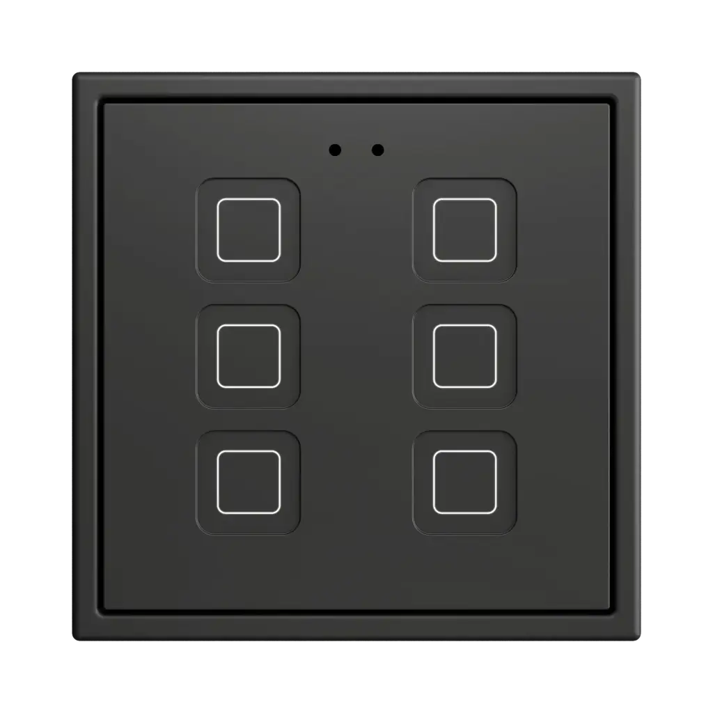 Zennio Tecla RGB 70 X6 (Antraciet)