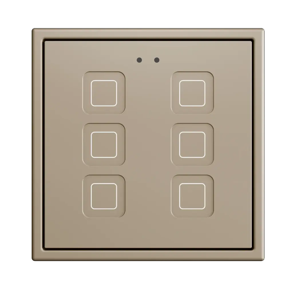 Zennio Tecla RGB 70 X6 (Champagne)